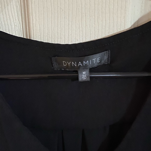 Black Cap Sleeve Dress - Picture 2 of 2